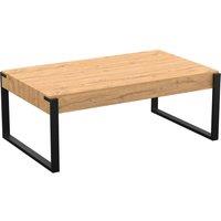 AVF Ridgewood FT110RIDLW Coffee Table - Light Wood & Black