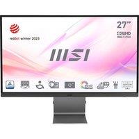 MSI Modern MD271UL 4K Ultra HD 27" IPS Monitor - Grey, Black