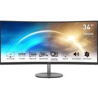 MSI PRO MP341CQ Wide Quad HD 34" Curved VA Monitor - Black, Black