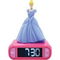 LEXIBOOK RL800DP Nightlight Alarm Clock - Disney Princess, Pink,Blue