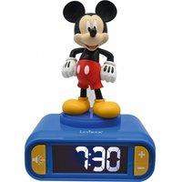 LEXIBOOK RL800MCH Nightlight Alarm Clock - Mickey Mouse, Black,Red,Blue