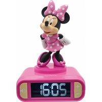 LEXIBOOK RL800MN Nightlight Alarm Clock - Minnie Mouse, Pink