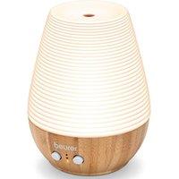 BEURER LA 40 Aroma Diffuser with Mood Lighting - White & Brown, Cream,Brown