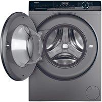 HAIER I-Pro Series 3 HW100-B14939S8 10 kg 1400 Spin Washing Machine - Graphite, Silver/Grey