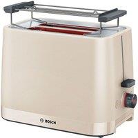 BOSCH MyMoments TAT3M127GB 2-Slice Toaster - Cream, Cream