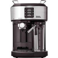 MORPHY RICHARDS 172023 Traditional Pump Espresso Coffee Machine - Black & Silver, Black,Silver/Grey