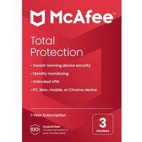 MCAFEE Total Protection - 1 year for 3 devices