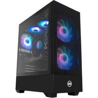 PCSPECIALIST Flux 300 Gaming PC - AMD Ryzen 7, RTX 4060 Ti, 1 TB SSD, Black