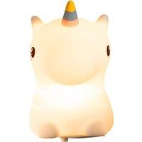 Groov-E Cuties Rainbow Unicorn Kids Night Light - Multicolour