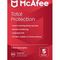 MCAFEE Total Protection - 1 year for 5 devices