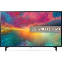 LG 43QNED756RA Smart 4K Ultra HD HDR QNED TV with Amazon Alexa, Silver/Grey,Blue