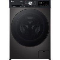 LG Counter-Depth MAX with AI F2Y709BBTN1 9 kg 1200 Spin Washing Machine - Platinum Black, Black