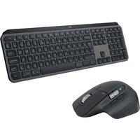 Logitech MX Master 3S Wireless Darkfield Mouse & MX Keys S Wireless Keyboard Bundle, Black