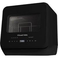 RUSSELL HOBBS RH2TTDW101B Table Top Dishwasher - Black, Black