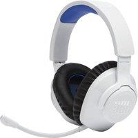 JBL Quantum 360P Wireless Gaming Headset - White & Blue, White,Blue