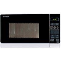 SHARP R272WM Solo Microwave - White, White