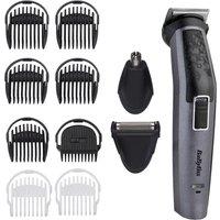 BABYLISS Titanium Men 7256U 11-in-1 Multi-Trimmer - Grey & Black, Silver/Grey,Black