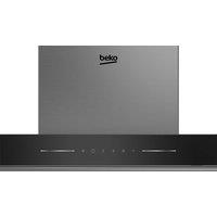 BEKO Pro BHCA66441BBH Chimney Cooker Hood - Black, Black