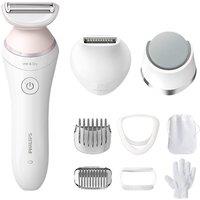 PHILIPS BRL176/00 Wet and Dry Foil Lady Shaver - White and Violet, White