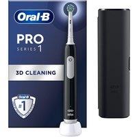 ORAL B Pro 1 Cross Action Electric Toothbrush, Black