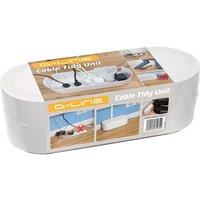 D-LINE EU/CTULGEW/SW Cable Tidy Unit - Large, White