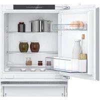 NEFF N 50 KU1212FE0G Integrated Undercounter Fridge - Fixed Hinge, White