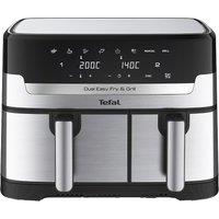 TEFAL Easy Fry Dual Zone EY905D40 Air Fryer & Grill - Stainless Steel, Stainless Steel