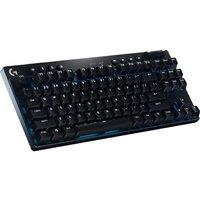 LOGITECH G Pro X TKL LIGHTSPEED Wireless Gaming Keyboard - Black, Black