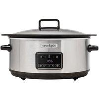 CROCK-POT Sizzle & Stew CSC112 6.5L Slow Cooker - Stainless Steel, Stainless Steel