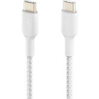 BELKIN Braided USB Type-C Cable - 1 m, White, White