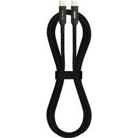 VELD VCC2E Braided Super Fast USB Type-C Cable - 2 m, Black