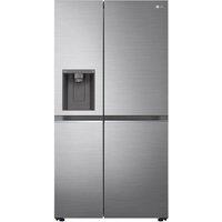 LG GSLD81PZRD NatureFRESH American-Style Smart Fridge Freezer - Shiny Steel, Silver/Grey