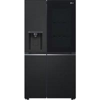 LG InstaView GSGV81EPLD American-Style Smart Fridge Freezer - Matte Black, Black,Silver/Grey