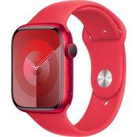 APPLE Watch Series 9 - 45 mm (PRODUCT)RED Aluminium Case with (PRODUCT)RED Sport Band, M/L, Red