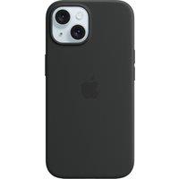APPLE iPhone 15 Silicone Case with MagSafe - Black, Black
