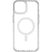 QDOS HYBRID FORCE SNAP Magsafe iPhone 15 Case - Clear, Clear,Silver/Grey