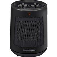 RUSSELL HOBBS RHFH1008B Portable Hot & Cool Ceramic Fan Heater - Black, Black