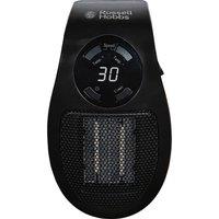 RUSSELL HOBBS RHPH2001B Portable Ceramic Plug Fan Heater - Black, Black