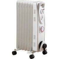 DAEWOO HEA1894GE Portable Oil-Filled Radiator - White, White