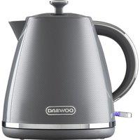 DAEWOO Stirling SDA2625GE Pyramid Kettle - Grey, Silver/Grey