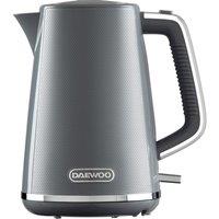 DAEWOO Stirling SDA2631GE Jug Kettle - Grey, Silver/Grey