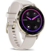 GARMIN Venu 3S - Soft Gold & Ivory, Silver/Grey,White,Gold