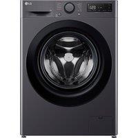 LG TurboWash 360 with AI F2C509GBTN1 9 kg 1200 Spin Washing Machine - Slate Grey, Silver/Grey