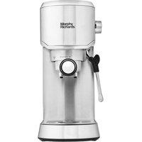 MORPHY RICHARDS Compact Espresso Coffee Machine - Stainless Steel, Stainless Steel