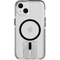 TECH21 Evo Crystal Kick iPhone 14 Case with MagSafe - Clear & Black, Clear,Black