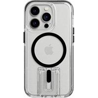 TECH21 Evo Crystal Kick iPhone 14 Pro Case with MagSafe - Clear & Black, Clear,Black