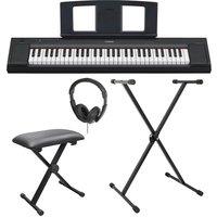 YAMAHA Piaggero NP-15 Portable Keyboard - Black, Black