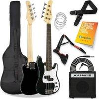 3RD AVENUE 3/4 Size Electric Bass Guitar Bundle - Green