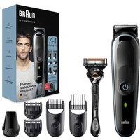 BRAUN MGK3245 Wet & Dry 7-in-1 Styling Kit - Black & Blue, Black