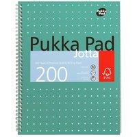 PUKKA Pads A4 Lined Metallic Jotta Notepad - 200 pages